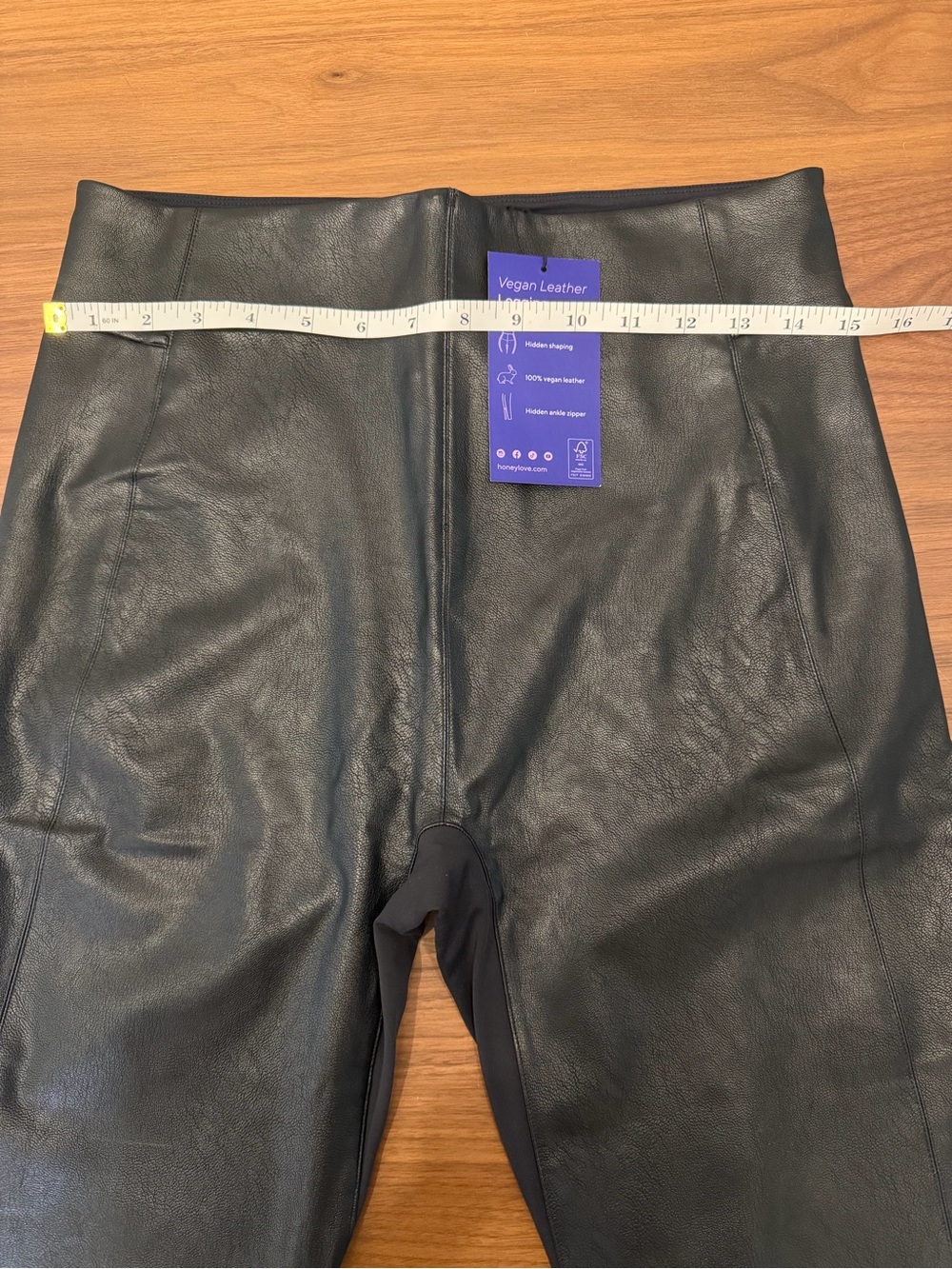 Honeylove Black Vegan Leggings - Large - Picture 4 of 10